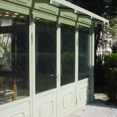 Véranda aluminium - Villa privée - Divonne-les-Bains France
