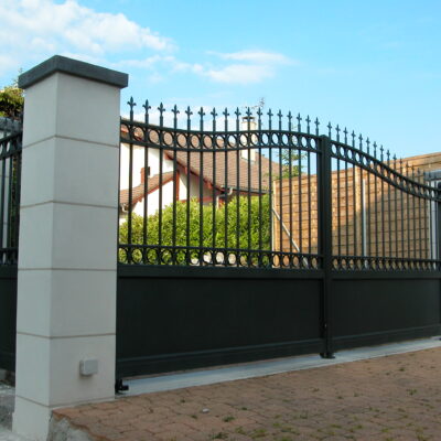 Portail aluminium - Villa particulier - Cessy France